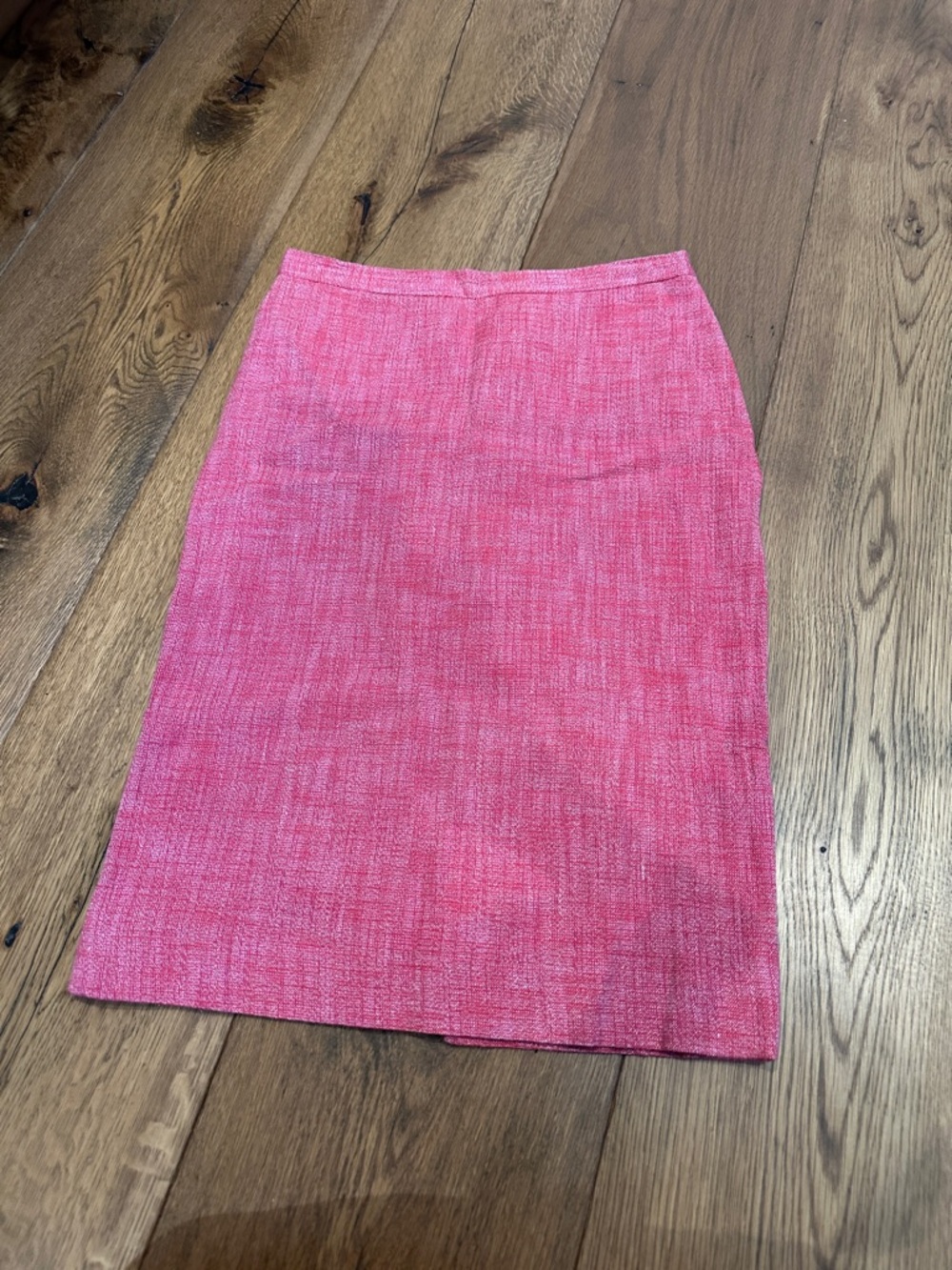 Moschino Pink Textured Pencil Skirt